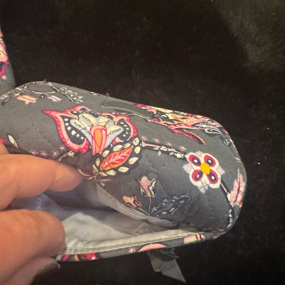 Vera Bradley Dark Floral Quilted Wallet - Picture 2 of 4